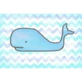 thumbnail image 3 of Marmont Hill "Baby Blue Whale" by Reesa Qualia Painting Print on Wrapped Canvas, 3 of 5
