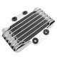 thumbnail image 3 of Radiador de Refrigeración de aceite de motor ANGGREK de Aluminio 65 ml Para motocicleta 100CC-250CC Plateado, 3 of 7