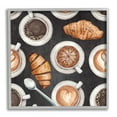 thumbnail image 4 of Stupell Industries Cafe Theme Beverages Coffee Latte Croissants Pastries Framed Wall Art, 24 x 24, Design by ND Art, 4 of 5