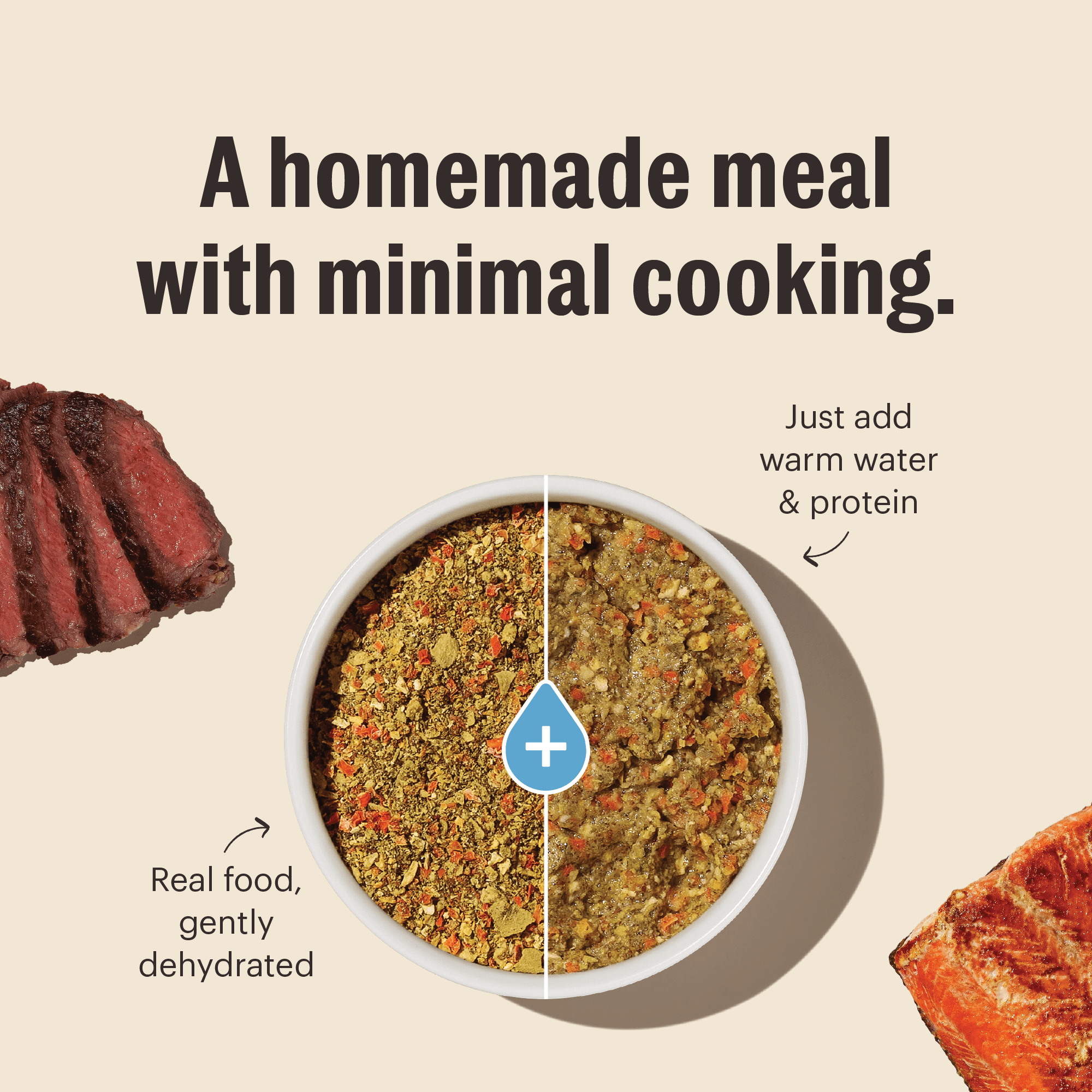 The Honest Kitchen Preference: Dehydrated Grain Free Base Mix Dog Food, Just Add Protein, 7 lbs (Makes 29 lbs of Base Mix)