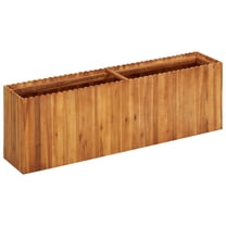 vidaXL Raised Garden Bed Raised Flower Bed Raised Garden Box Solid Acacia Wood