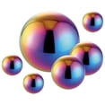 thumbnail image 2 of 6 Pcs Boule d'Observation en Acier Inoxydable, Boule Creuse Polie Miroir, Sphère de Jardin Réfléchissante, 2 of 8