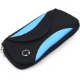 thumbnail image 4 of Riñonera con correa ajustable para el hombro (azul), riñonera impermeable para hombres y mujeres con orificio para auriculares para pasear perros, gimnasio, ciclismo, maratón, 4 of 5