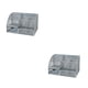 thumbnail image 4 of Organizador de escritorio de metal Moyic gran capacidad antideslizante lavable Plata 2Conjunto, 4 of 6