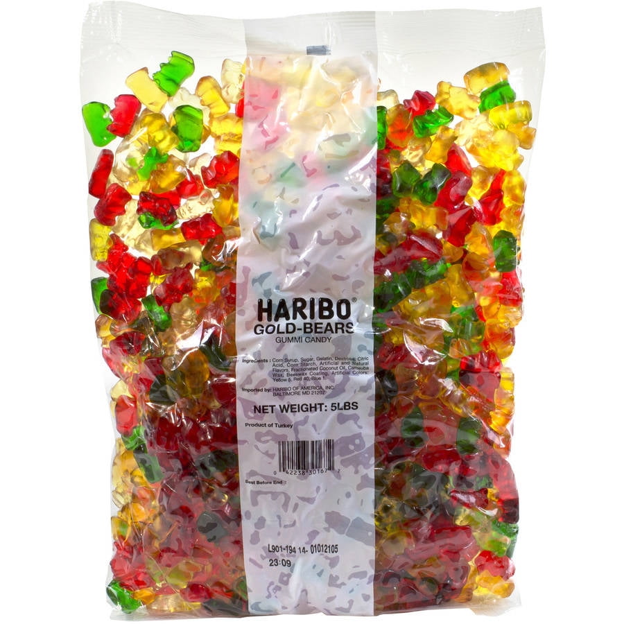 Haribo, GoldBears Gummi Candy, 5 Lb