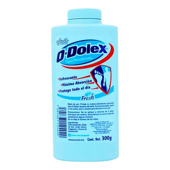 Talco Desodorante O-Dolex Fresh 300 gr