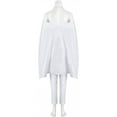 thumbnail image 3 of Women's White Emma Frost Dress Sexy Cloth Full Suit, 3 of 6