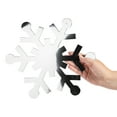 thumbnail image 2 of Fun Express 12" Metallic Snowflake Foil Cutouts - 12 Pc, 2 of 2