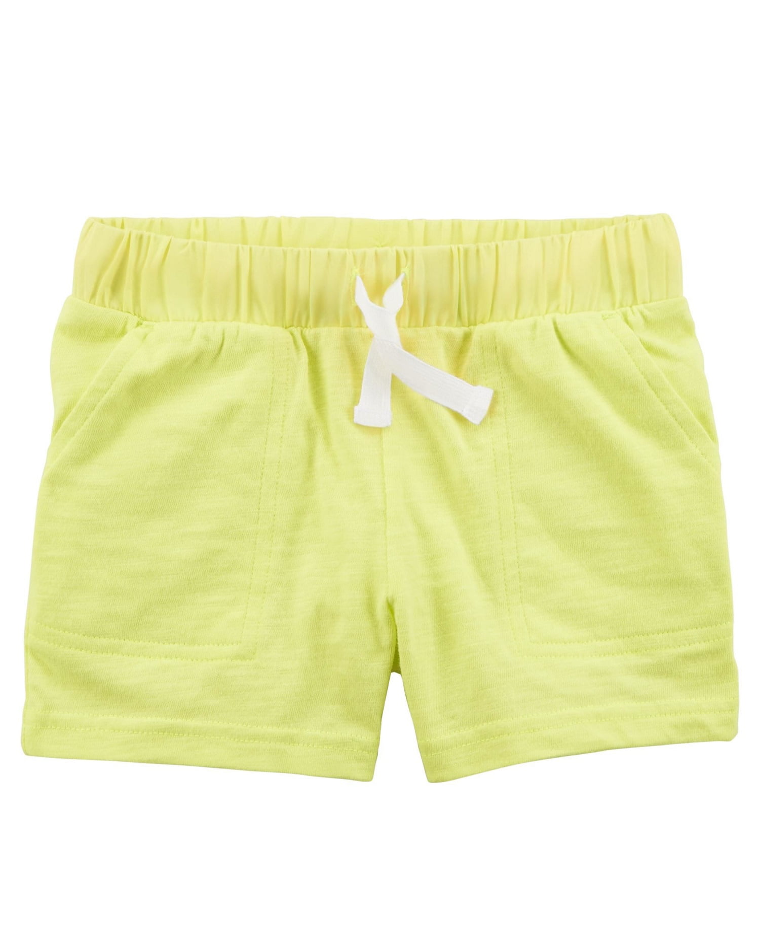 Carter's Little Girls' Neon Easy PullOn Slub Jersey Shorts, Yellow, 2Toddler Walmart Canada