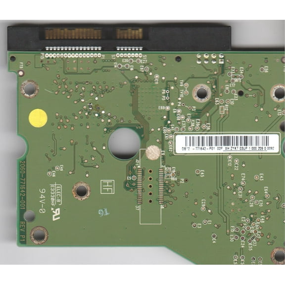 WD20EADS-00S2B0, 771642-P01 02P, WD SATA 3.5 PCB