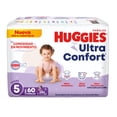 thumbnail image 1 of Pañales Huggies UltraConfort etapa 5 niña 60 piezas, 1 of 6