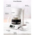 thumbnail image 4 of EUROSTAR ECM622W Cafetera de 4 Tazas, Blanca, 4 of 4