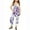Dark Purple, variant on Odeerbi Kids Girls Summer Jumpsuit Floral Bib Overalls Casual Sleeveless Rompers Long Pants with Pockets 5-14 Years Pink