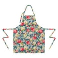 thumbnail image 2 of Pioneer Flower Floral Print Pattern Apron-Garden Aprons for Women with Pockets-Cotton Linen Waterproof Kitchen Cooking Gardening Aprons Adjustable for Kitchen,Cooking,BBQ and Salon 33x27 Inch, 2 of 7