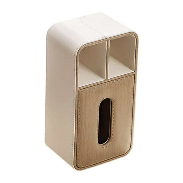 Caja para guardar toallas de papel, servilletas, multiusos, rectangular, para escritorio Medio