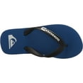 thumbnail image 5 of Quiksilver unisex child Molokai Youth Kids Flip Flop Sandal, Black/Blue, 10 Toddler US, 5 of 9
