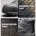 thumbnail image 2 of NORTIV 8 Waterproof Steel Toe Boots for Men Slip Resistant Safety Industrial Boots, 2 of 10