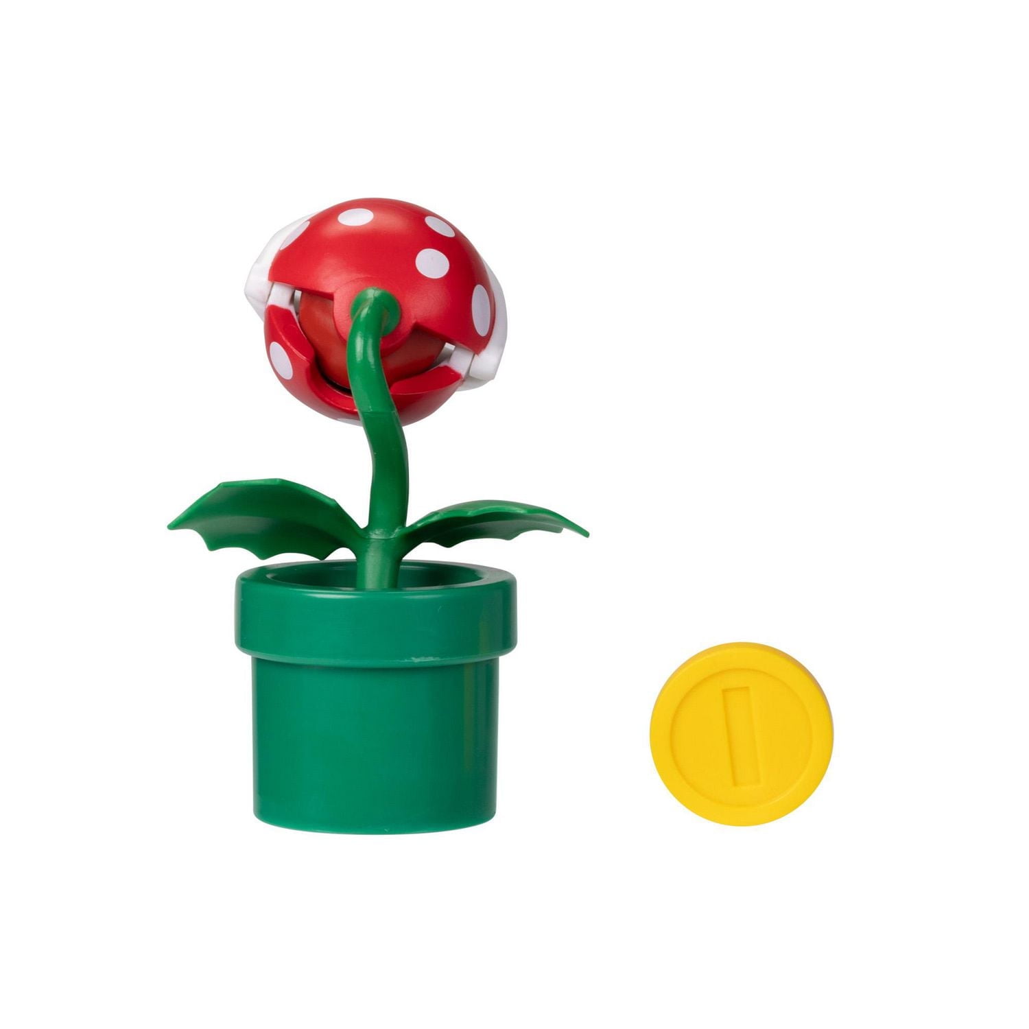 Super Mario 4 Inch Figure - Piranha Plant with Coin