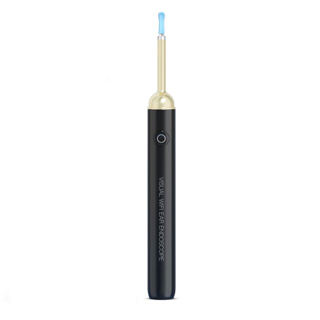 Injueey Removedor de cerumen Cuidado personal Herramientas de limpieza de endoscopios Equipo de limpieza de oídos Electrónica Negro