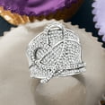 thumbnail image 5 of Ross-Simons 1.40 ct. t.w. Diamond Heart Ring in Sterling Silver, Women's, Adult, 5 of 7