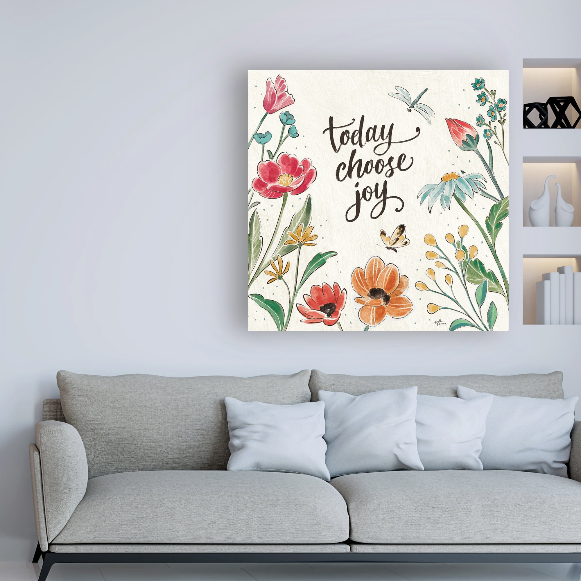 Trademark Fine Art 'Boho Field V' Canvas Art by Janelle Penner