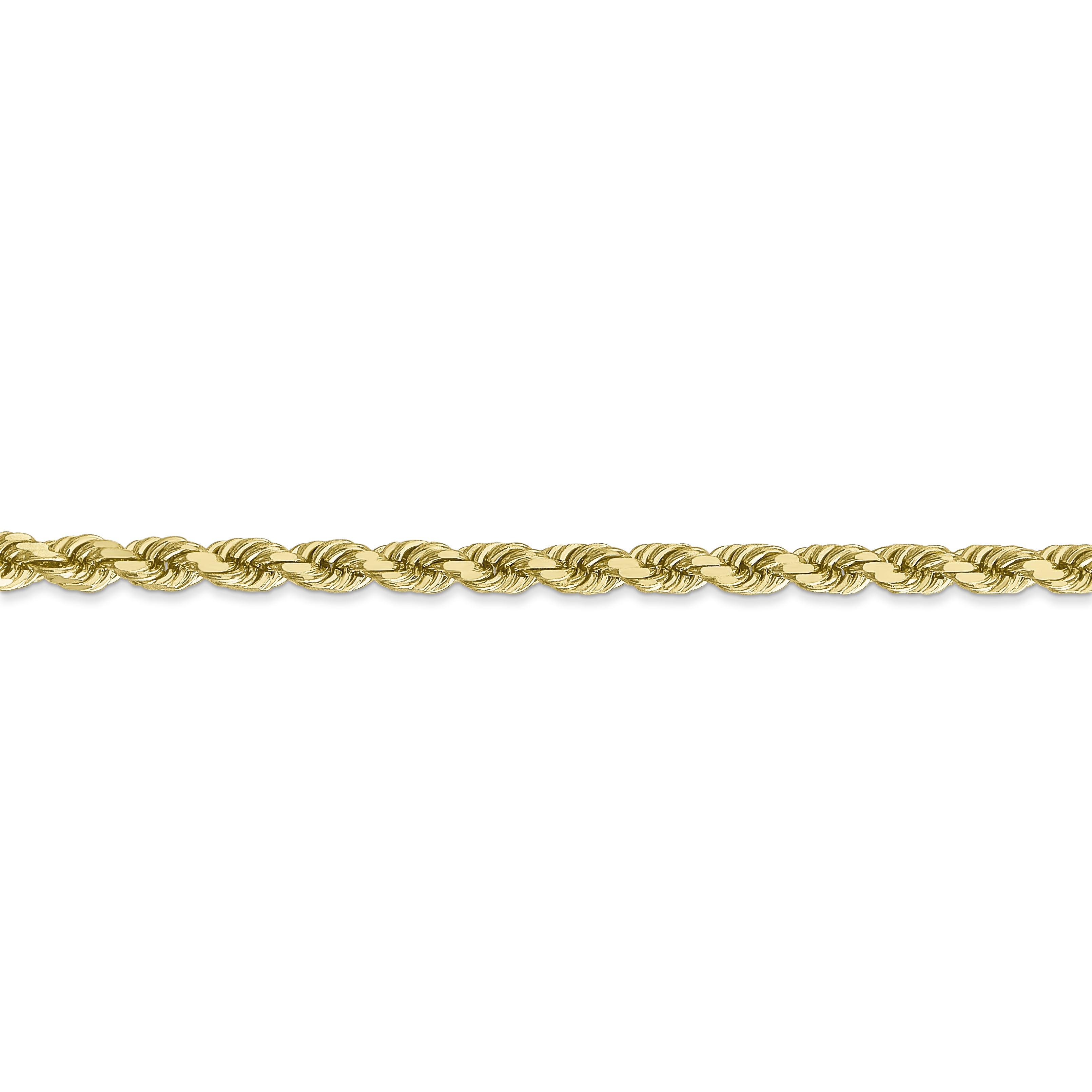 10K Yellow Gold 4mm Handmade Diamond 
