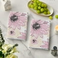 thumbnail image 3 of Pink Floral Boho Kitchen Towels Dish Towels, 18x26 Inch Seasonal Spring Decoration Hand Towels Set of 2, 3 of 6