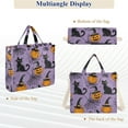 thumbnail image 6 of FORMRS Womens Corduroy Tote Bag Crossbody Shoulder Handbag with Pocket, Halloween Pumpkin, 6 of 7