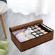 thumbnail image 4 of Cajón para Ropa Interior Soledad Organizador de Sujetadores y Calcetines Lavable Marrón, 4 of 10