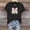 Black, variant on HOMBOM Graphic T-Shirts for Women Tee Shirts Summer White Easter Easter Bunny Basic Womens Tops Short Sleeve