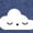 HEATHER NAVY, variant on - Kawaii Clouds - Youth Girls Fitted Short Sleeve T-Shirt