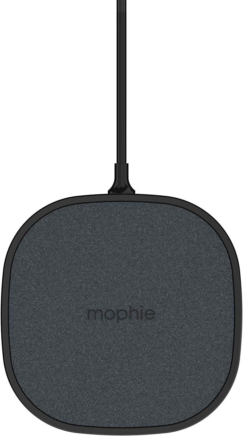 mophie 15W Universal Wireless Charge Pad Qi-Compatible Charger for Samsung Galaxy Google Pixel Apple iPhone 11/12/13 (Mini Pro and Pro Max) iPhone XR/XS/SE iPhone 8 (Black)