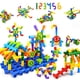 thumbnail image 3 of Bloques de construcción para ensamblaje de tuberías de agua para niños, bricolaje, primera infancia, jardín de infantes, desarrollo del bebé, inteligencia, puesto de juguetes de plástico, 3 of 4