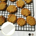 thumbnail image 4 of MesaSe Clearance Cooling Racks  Stainless Steel Grid Wire Rack for Baking Roasting Grilling Drying  9.4” x 16.1”  Metal Mesh Oven Rack for Chicken Bacon Cookies  Non-Toxic & Dishwasher Sa, 4 of 5