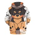 thumbnail image 3 of Cute Puppy Pattern Design(2) 3d Sweatshirts Hoodie Fashion Casual Personality Men's Women Street Hoodie Pullovers Long Sleeve Comfortable Top, 3 of 6