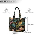 thumbnail image 5 of Flower Women's Large Weekend Travel Bag Moving Canvas Handbag Thick Double Layer Beach Weekend Travel Unisex Hospital Maternity Delivery with Toiletry Waterproof, 5 of 5