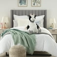 thumbnail image 3 of Nourison Plush Lines Plush Cow Ivory/Black 22"X26" Plush Animal, 3 of 5