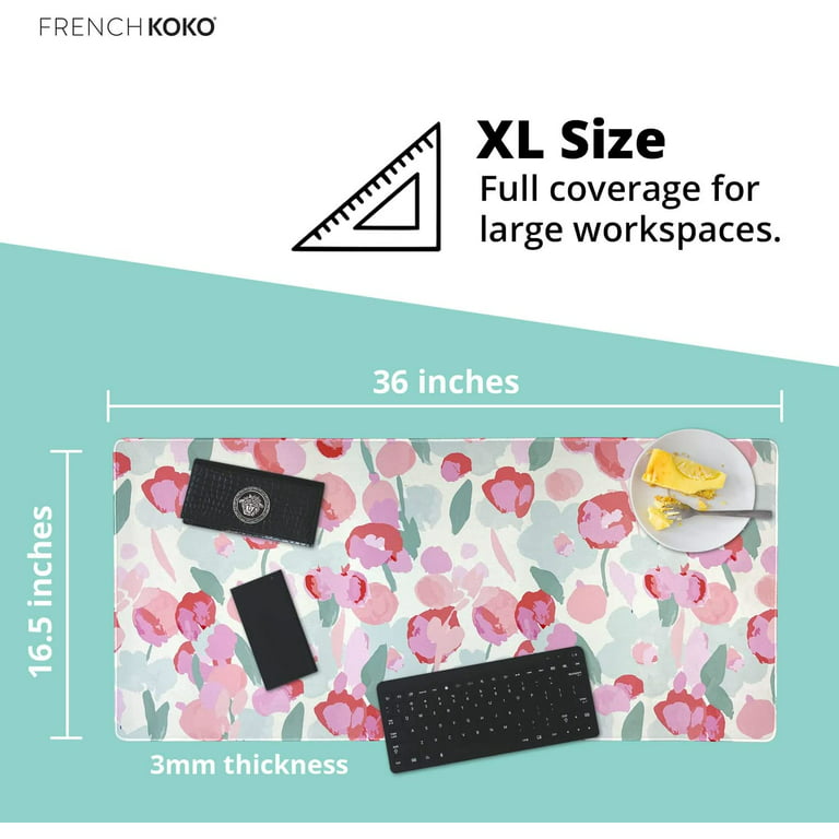  French KOKO Large Mouse Pad Big Desk Mat Extended