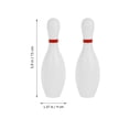 thumbnail image 2 of HEANUJJ Bowling Table Game Bowling Game Set White Fun Interaction 1 Set, 2 of 6