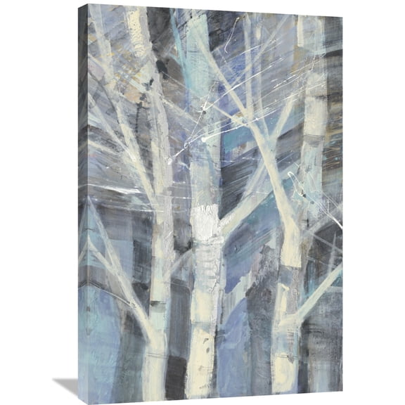 Global Gallery Albena Hristova 'Winter Birches I' Canvas Wall Art
