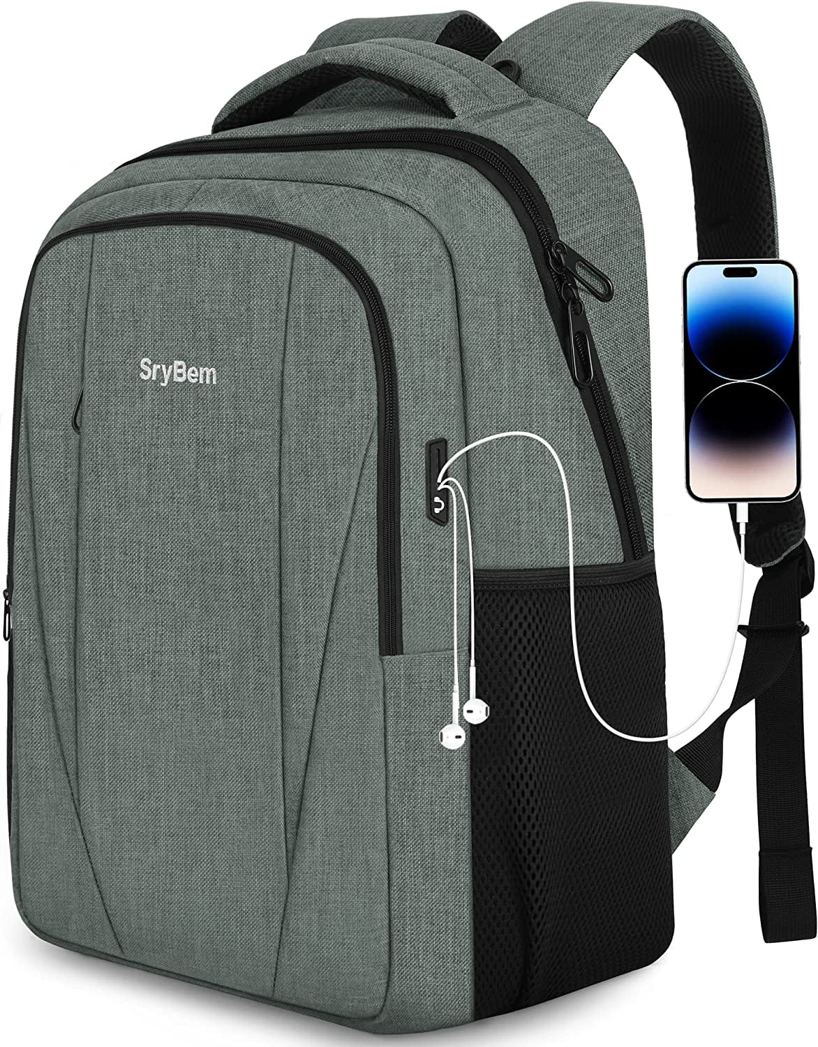 Stylish Backpack for Men,College Backpacks with Laptop Compartment