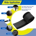thumbnail image 5 of Triani 6.6ft - 7/8" Chew Proof Cord Protector from Pets Black Floor Cord Cover Protector Keep Electric Cables Organized for Office, 5 of 7