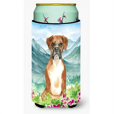 

Mountain Flowers Boxer Tall Boy Beverage Insulator Hugger