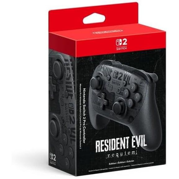 Control Nintendo Switch 2 Pro Edicion Resident Evil Requiem