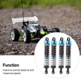 thumbnail image 4 of 1/10 Scale 95mm RC Shock Absorbers, Aluminum Alloy Oil Filled 4 Pack Set for Off Road Crawling High Speed Racing Performance Upgrade, 4 of 7
