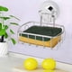 thumbnail image 3 of Cesta organizadora de estante esquinero montada en la pared con punzón libre de acero inoxidable con fuerte succión, 3 of 8
