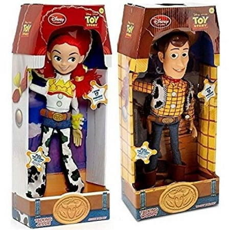Disney Store Exclusive Toy Story 3 Talking Woody and Jessie Dolls