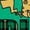 KELLY GREEN, variant on Pokémon - Pikachu Plaid Logo - Youth Short Sleeve Graphic T-Shirt