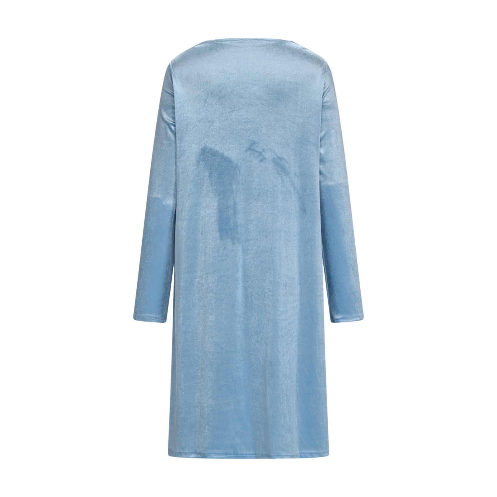 Ersazi Velvet Cocktail Dress,Womens Elegant Velvet Cowl Neck Dress Solid Color Long Sleeve Casual Soft Luxurious formal Evening Party Fashion Outfit