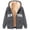 Dark Gray, variant on New York Zip Up Hoodies for Women 2026 Fall Winter Fleece Lined Sweatshirt with Pockets Streetwear Hooded Jackets